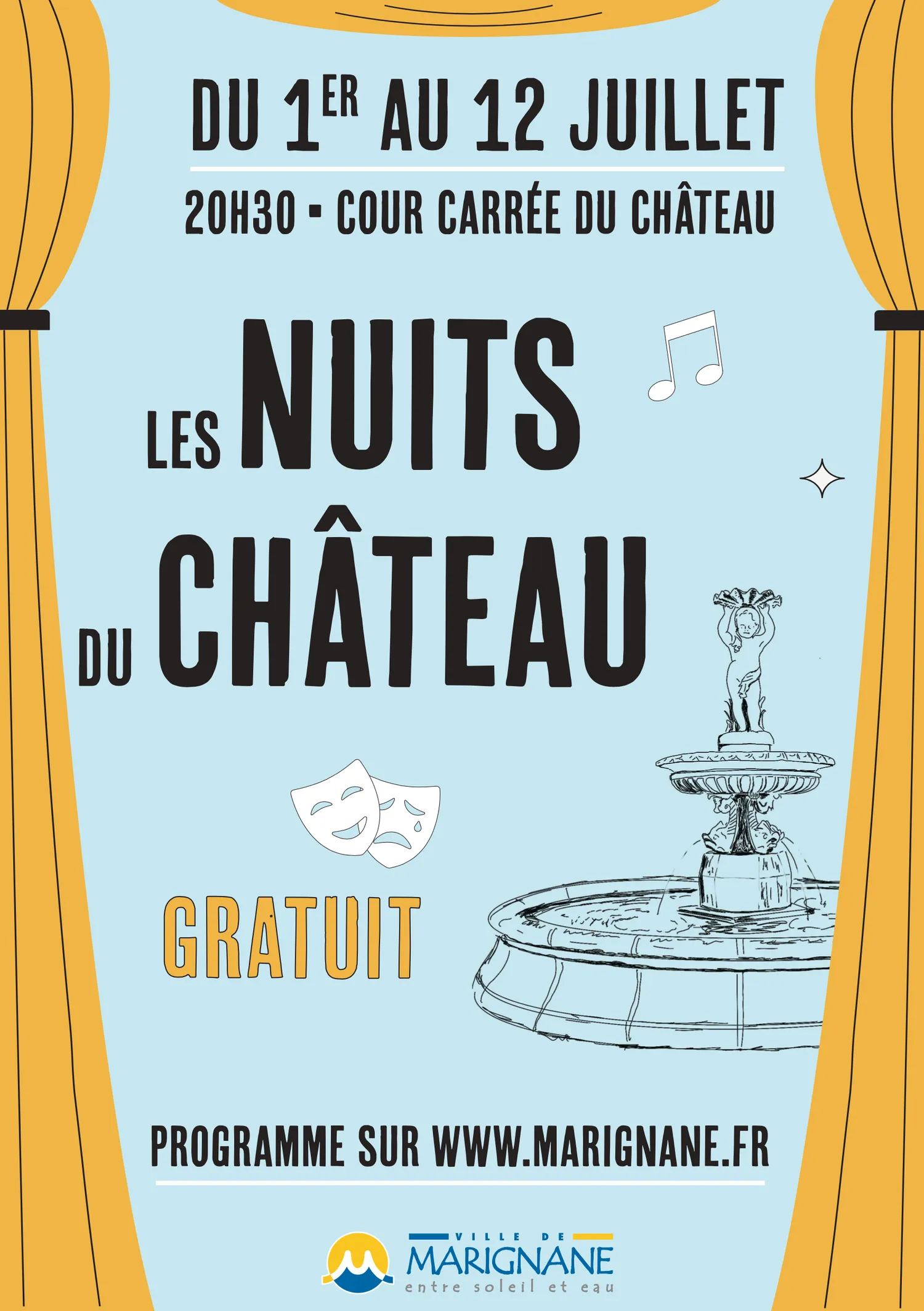 Image qui illustre: Les Nuits Théâtrales Et Musicales Du Château à Marignane - 0