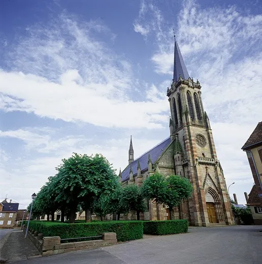 Image qui illustre: Eglise Saint Martin à Westhoffen - 0