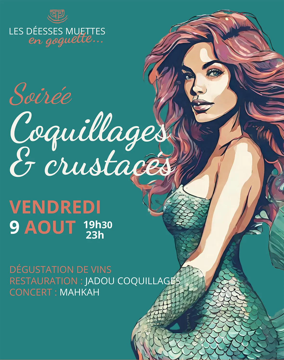 Image qui illustre: Les Déesses En Goguette - Soirée Coquillages & Crustacés à Saint-Mathieu-de-Tréviers - 0