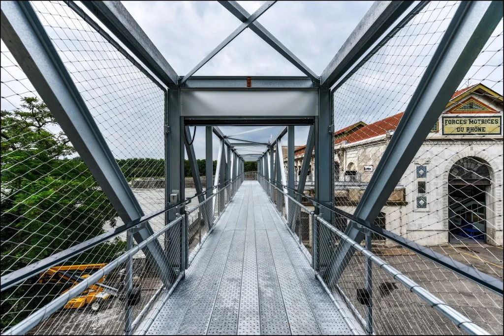 Image qui illustre: Belvédère de la centrale hydroélectrique de Cusset à Villeurbanne - 2