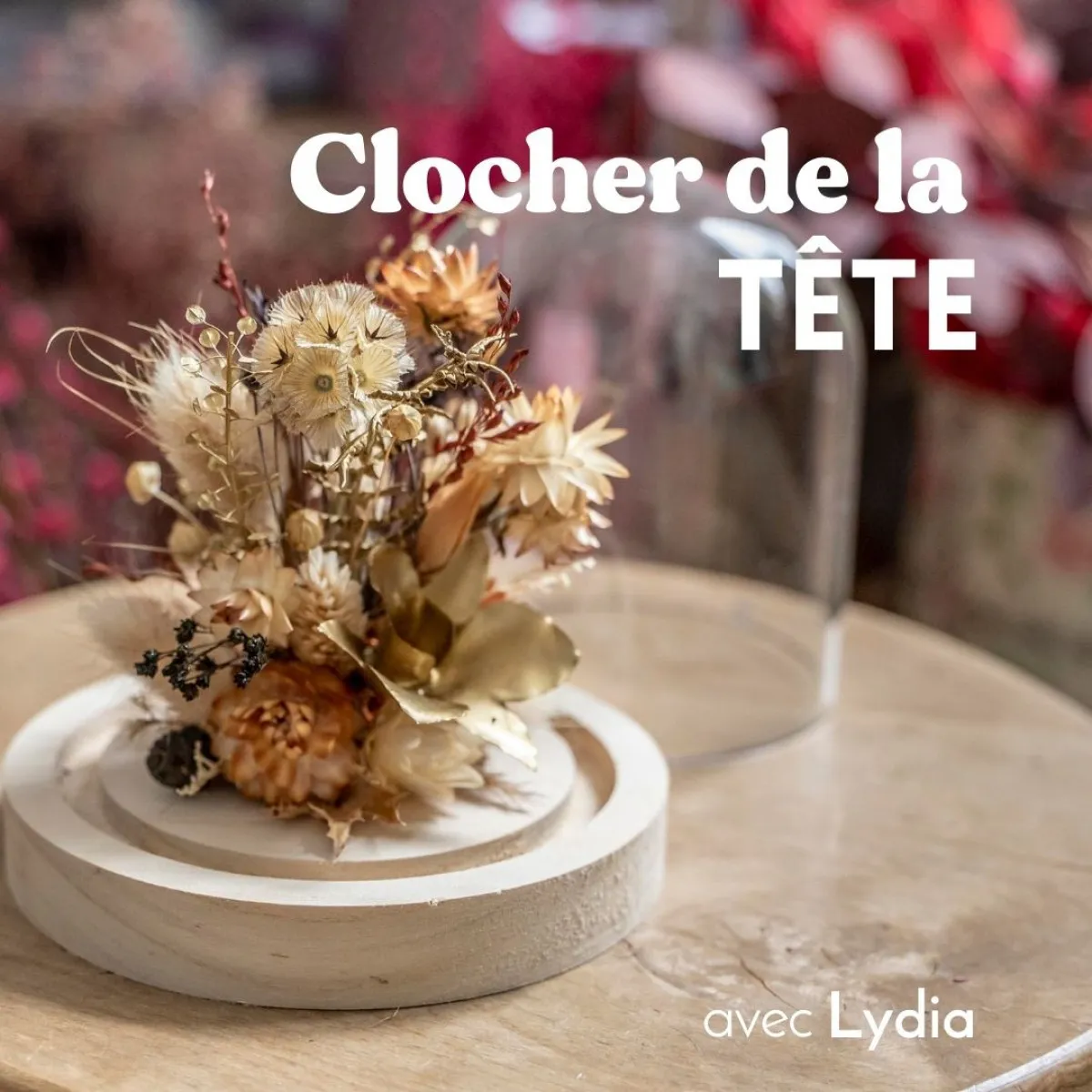 Image qui illustre: Créez votre cloche de fleurs séchées à Rennes - 0