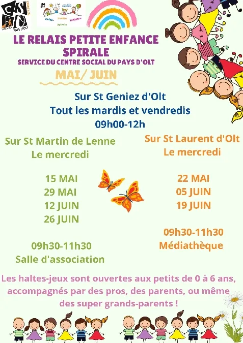 Image qui illustre: Halte Jeux Relais Petite Enfance Spirale À Saint Laurent D'olt à Saint-Laurent-d'Olt - 0