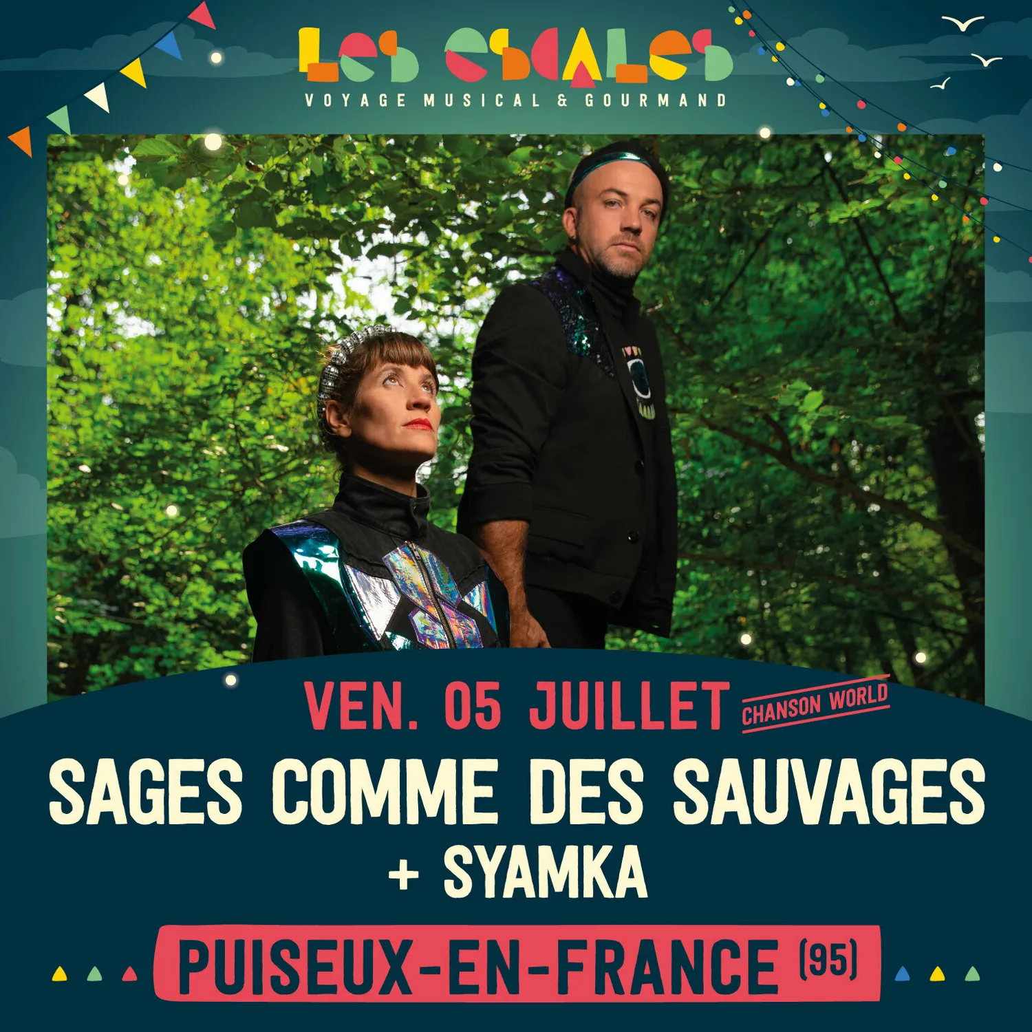 Image qui illustre: Sages comme des Sauvages + Syamka à Puiseux-en-France - 0