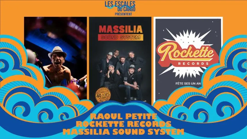 Image qui illustre: Massilia Sound System, Raoul Petite Et Rockette Records Aux Escales Du Cargo
