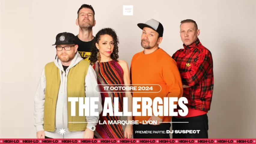 Image qui illustre: THE ALLERGIES + première partie : DJ SUSPECT