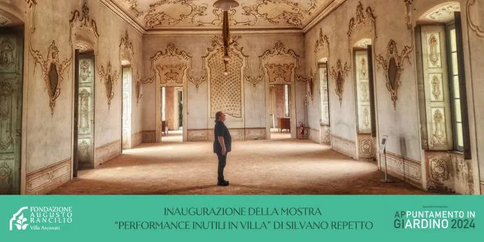 Image qui illustre: Inauguration de l'exposition de Silvano Repetto "Unnecessary Performances" à la Villa