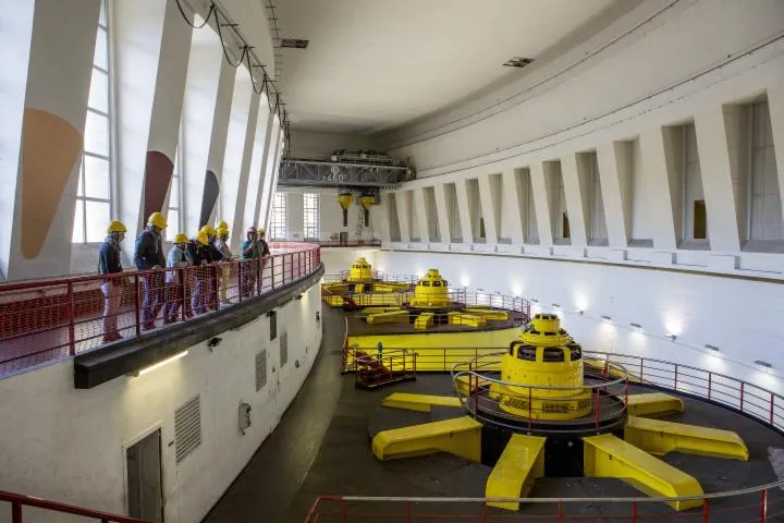 Image qui illustre: Visite guidée du barrage du Chastang