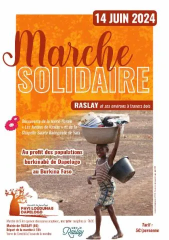 Image qui illustre: Marche solidaire du jumelage Pays Loudunais - Dapelogo