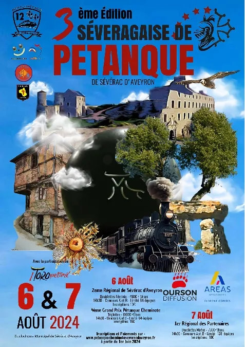 Image qui illustre: 4ème Grand Prix De Pétanque De Sévérac D'aveyron En Triplette Mixte à Sévérac d'Aveyron - 0