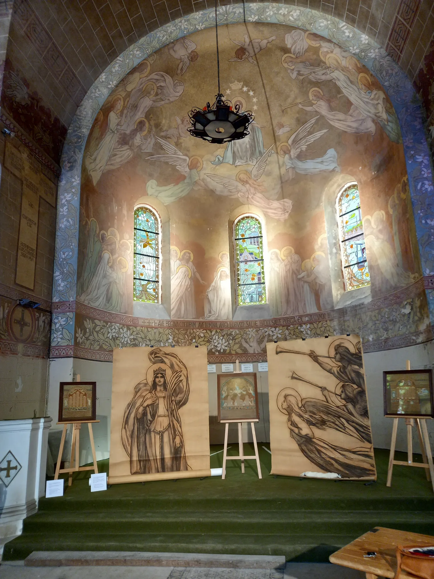 Image qui illustre: Exposition sur la chapelle et ses fresques à Bolbec - 0