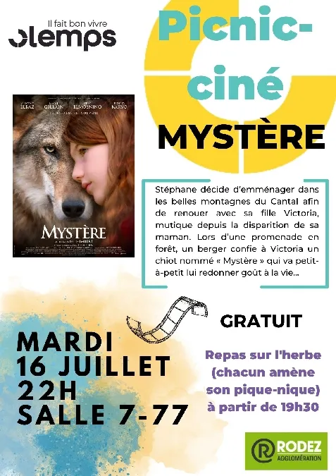 Image qui illustre: Picnic Ciné : Film "mystère" à Olemps - 0