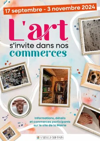 Image qui illustre: L'art S'invite Dans Nos Commerces