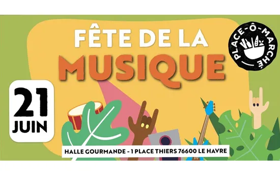 Image qui illustre: Fête de la musique : Place-Ô-Marché à Le Havre - 0