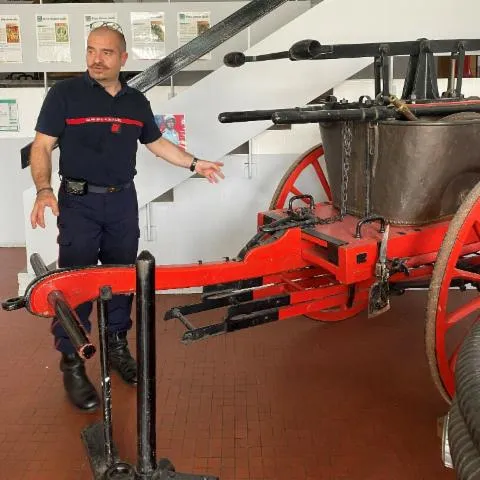 Image qui illustre: Visite du Centre Départemental d'Incendie et de Secours 91