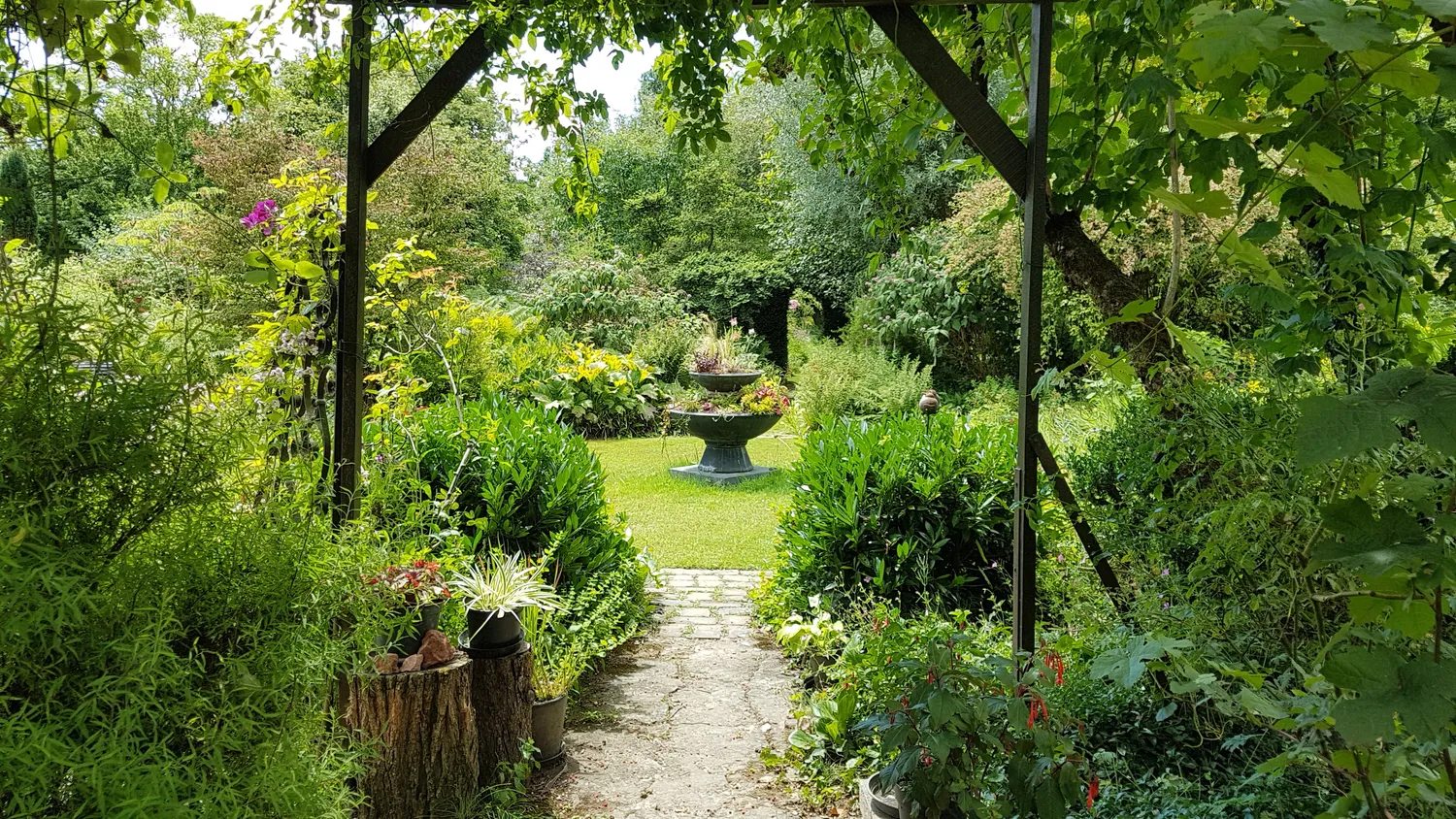 Image qui illustre: Visite du Jardin de Brigitte à Bernwiller - 0