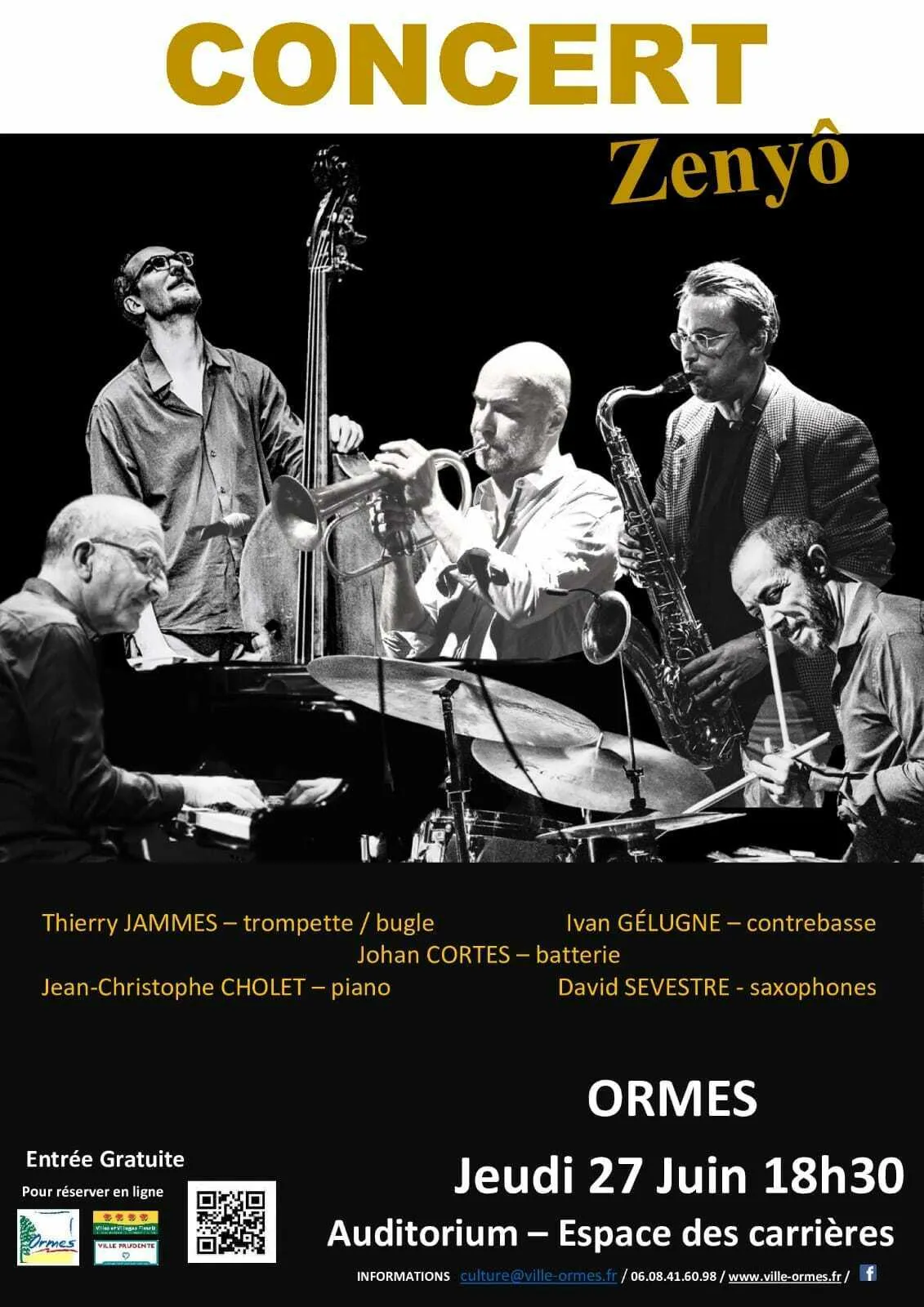 Image qui illustre: Zenyô en Concert ( Hommage à Miles Davis ) à Laroque-de-Fa - 0