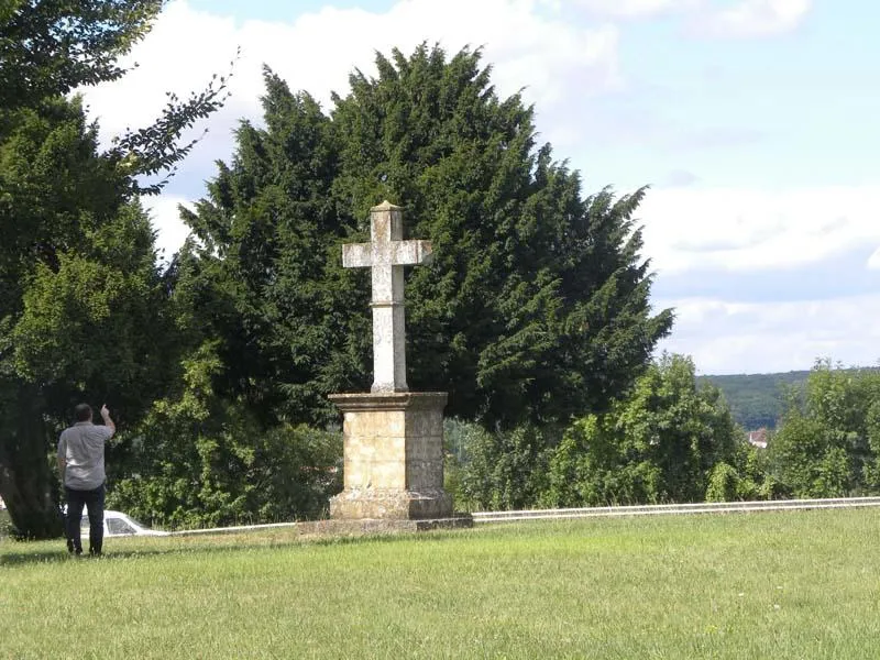Image qui illustre: Site Historique De La Croix Feue Reine à Saint-Martin-du-Vieux-Bellême - 0