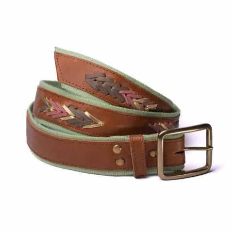 Image qui illustre: Créez votre ceinture en cuir tressé