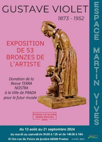 Image qui illustre: Exposition en hommage au sculpteur Gustave Violet (1873-1952)