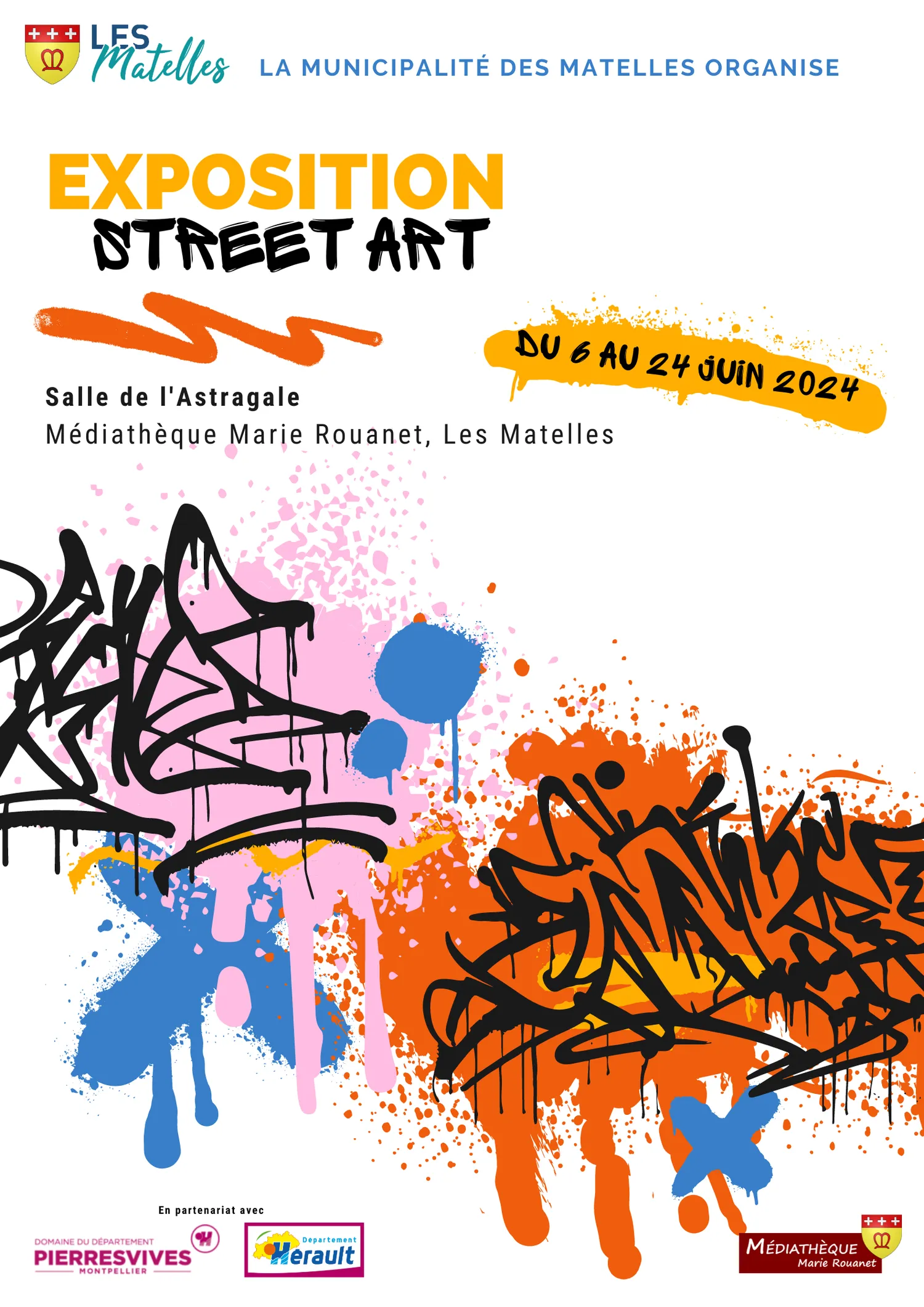 Image qui illustre: Exposition Street Art À La Médiathèque à Les Matelles - 0