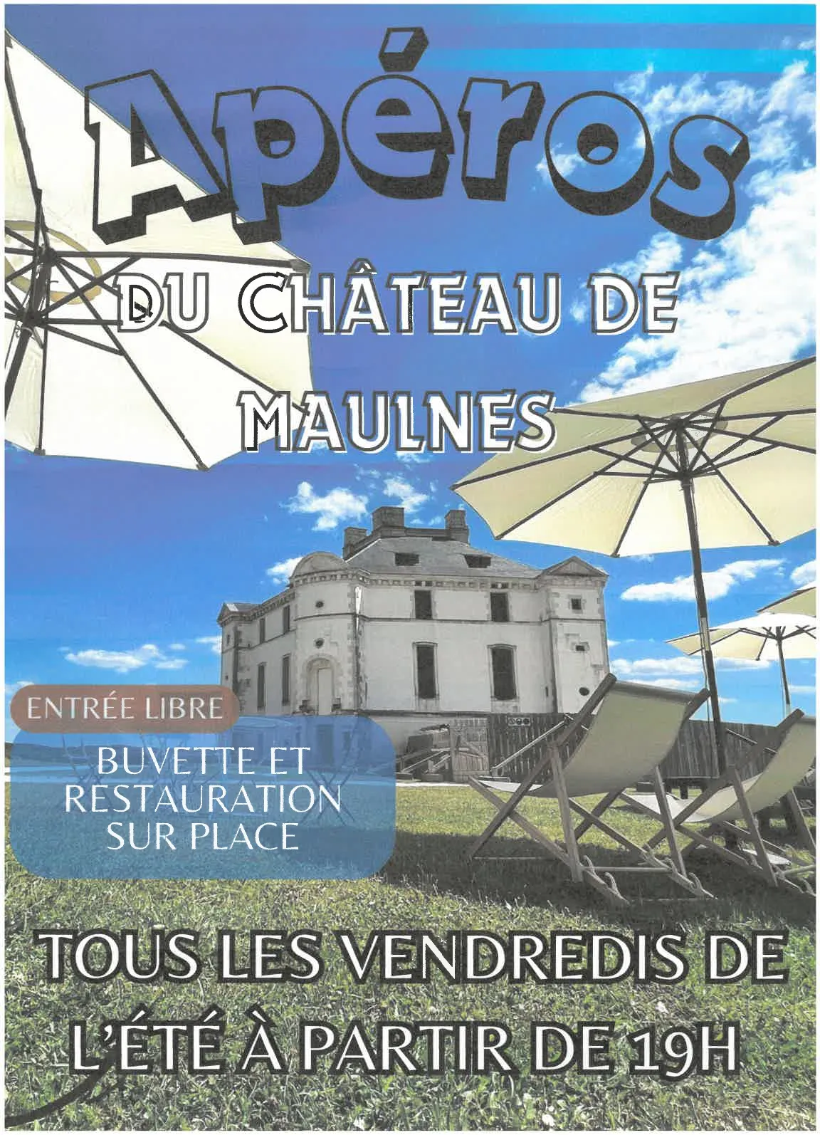 Image qui illustre: Apéros du château de Maulnes à Cruzy-le-Châtel - 0