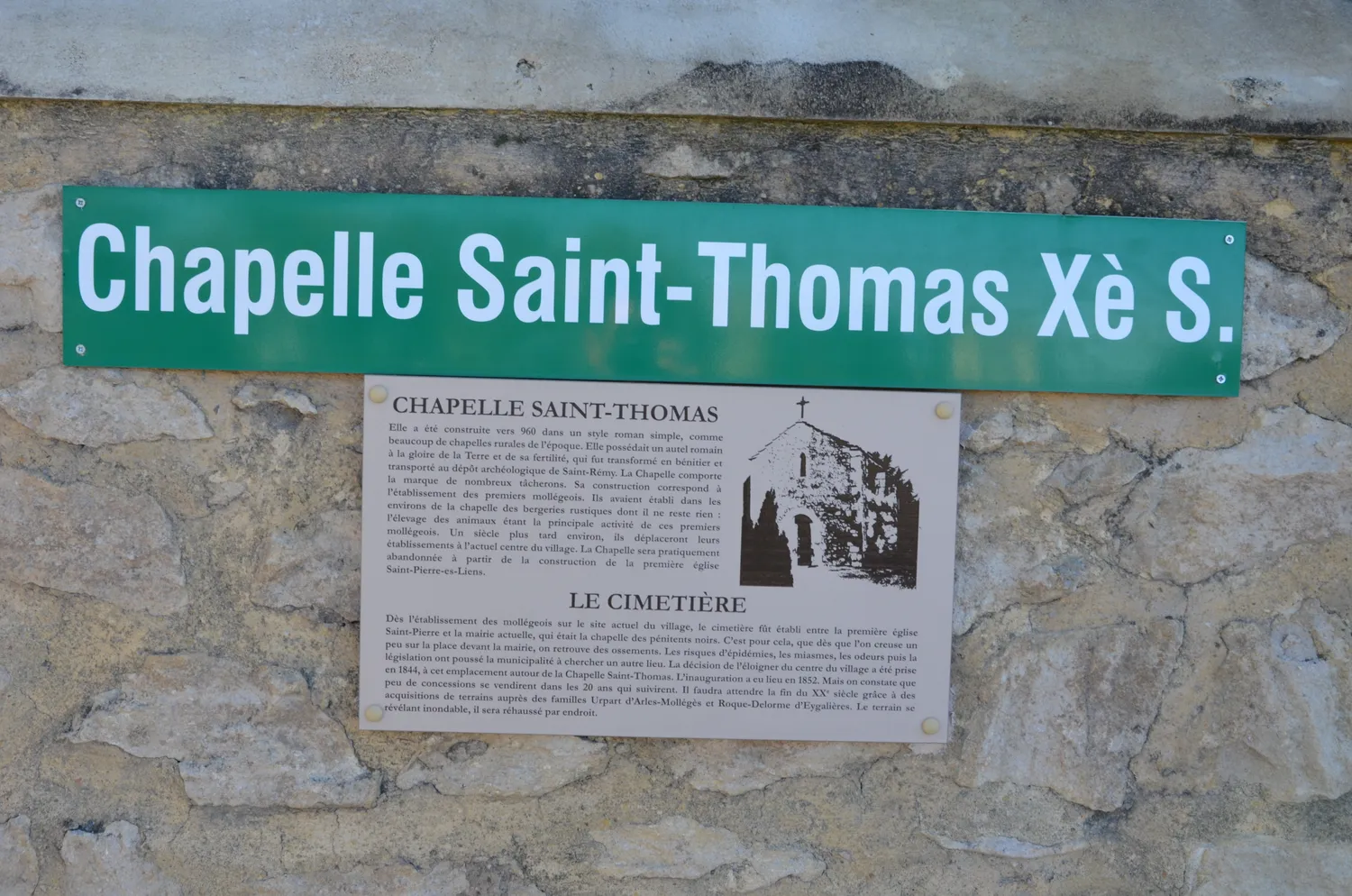 Image qui illustre: Chapelle Saint-thomas à Mollégès - 1