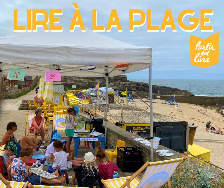 Image qui illustre: Lire à la plage pour Partir en livre à Batz-sur-Mer - 0
