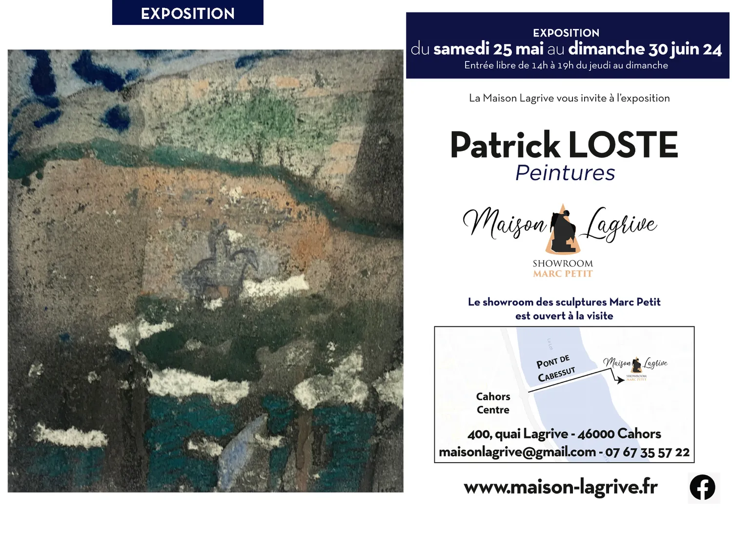 Image qui illustre: Exposition De Patrick Loste À La Maison Lagrive à Cahors - 0