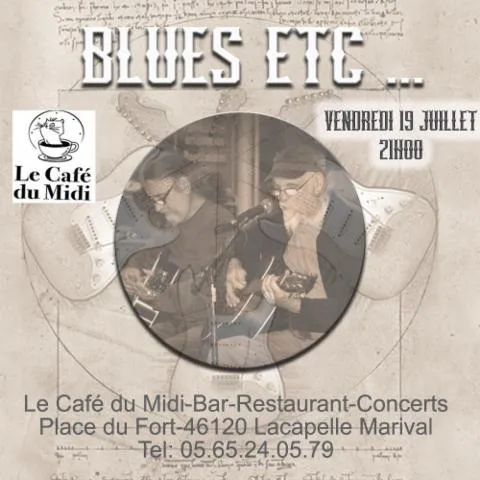 Image qui illustre: Concert " Blues Etc" Au Café Du MIDI