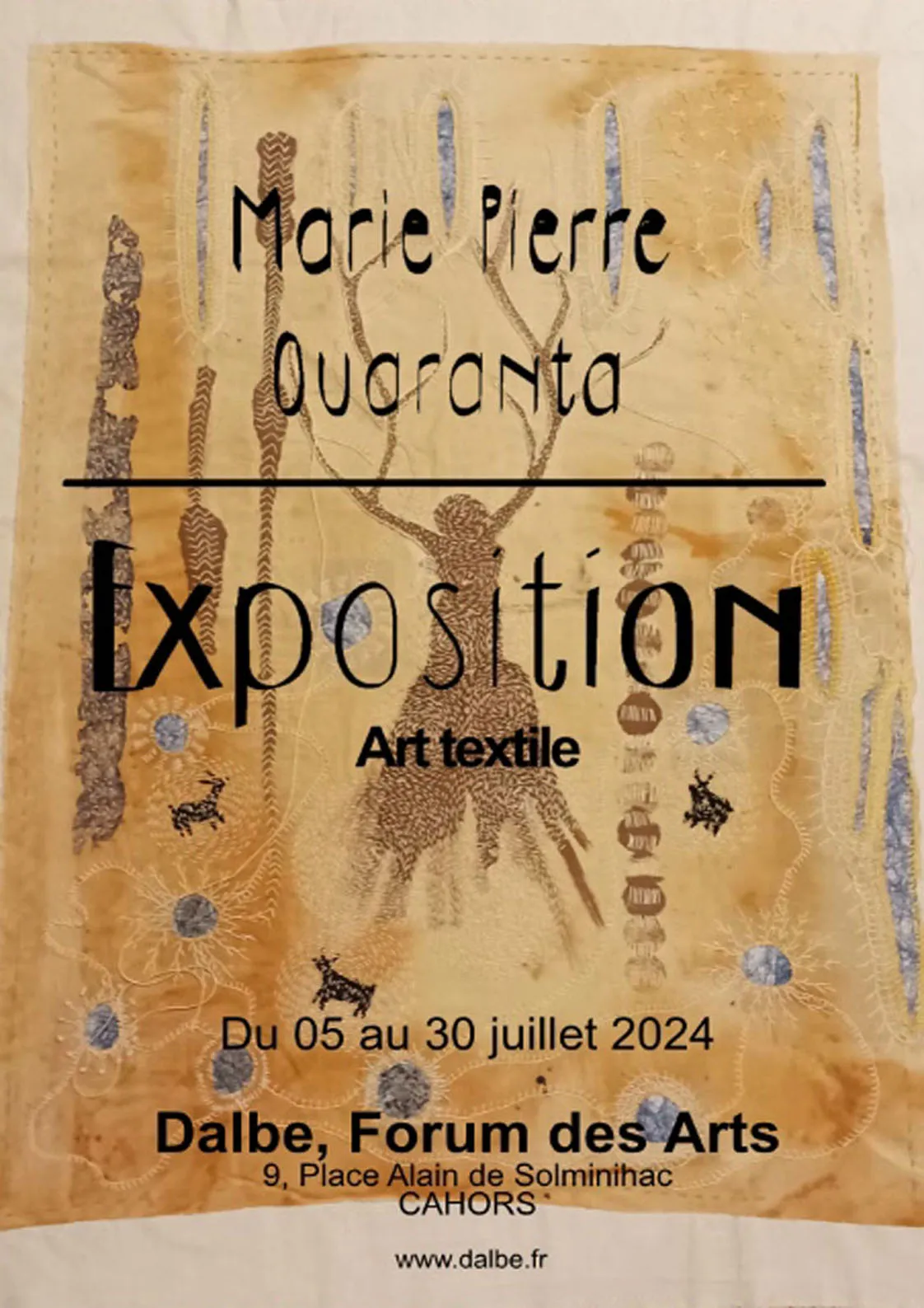 Image qui illustre: Exposition Art Textile, Marie Pierre Quaranta à Cahors - 0
