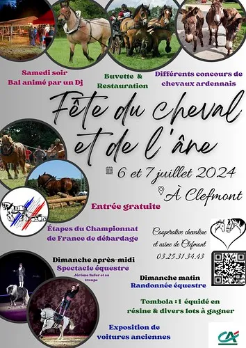 Image qui illustre: Fête Du Cheval Et De L'ane à Clefmont - 0