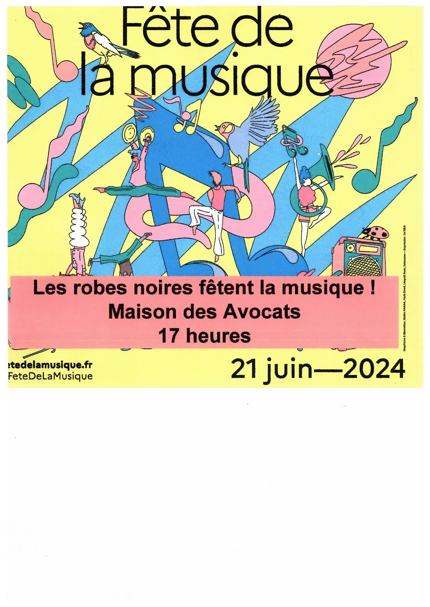Image qui illustre: Les robes noires fêtent la musique à Bourg-en-Bresse - 0