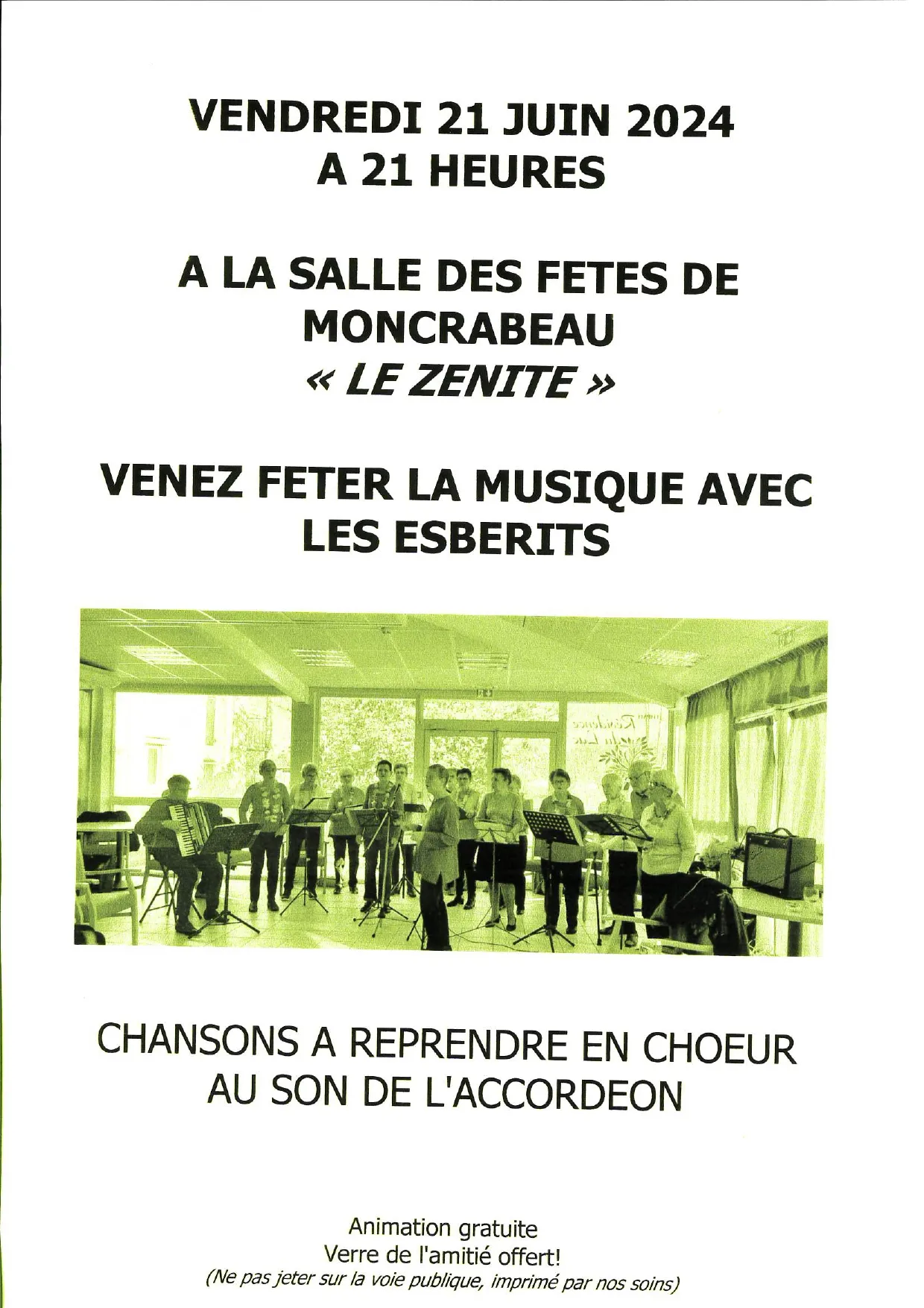 Image qui illustre: Fête de la musique de Moncrabeau à Moncrabeau - 0