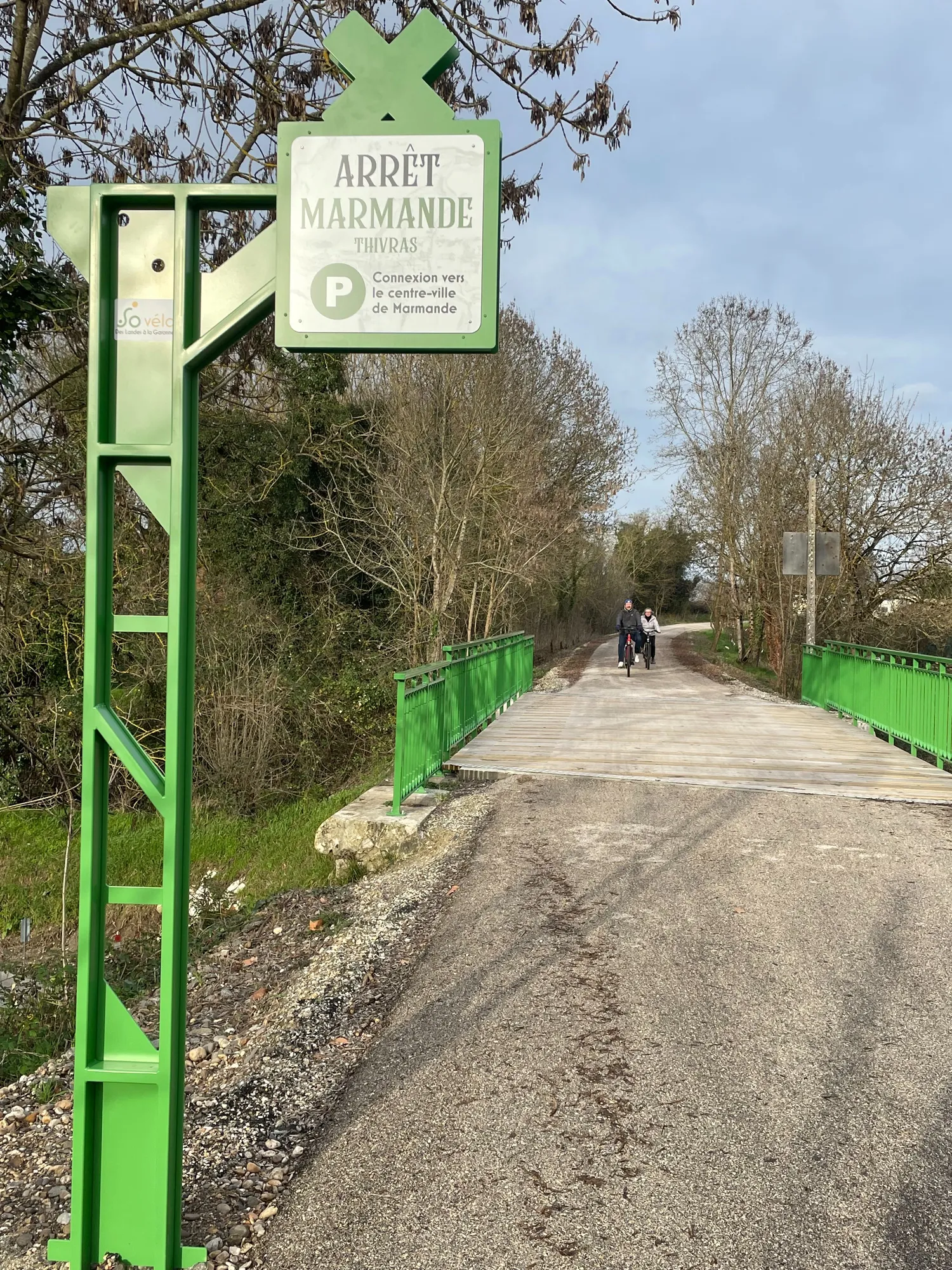 Image qui illustre: La So Vélo - Voie Verte Des Landes À La Garonne à Marmande - 2