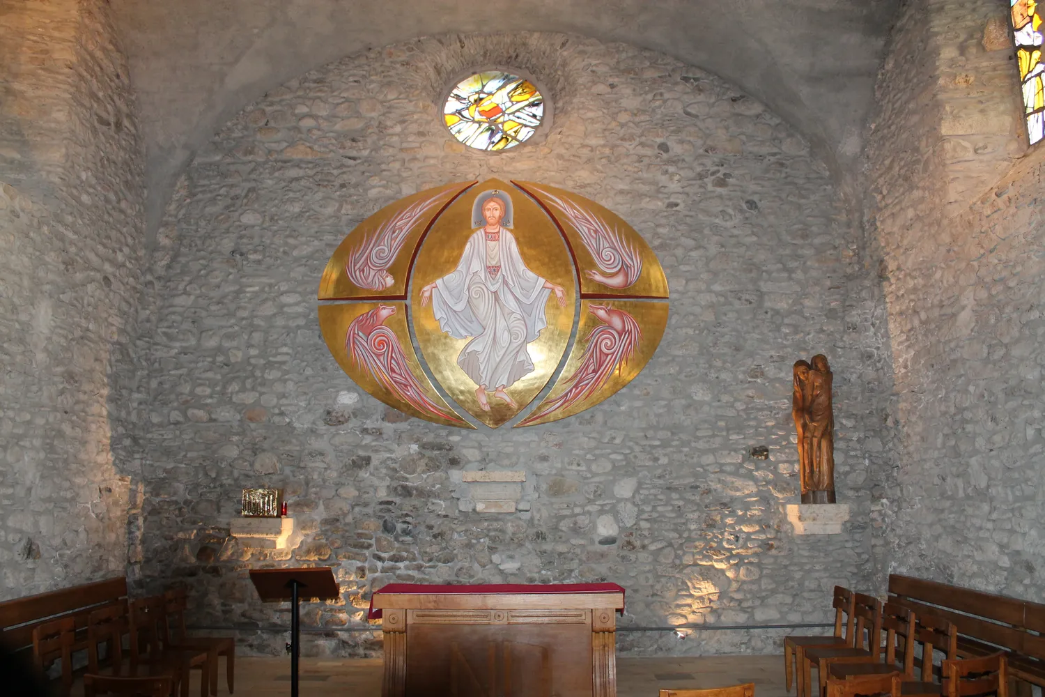 Image qui illustre: Chapelle Sainte-Anne (dite des Penitents) à Megève - 0