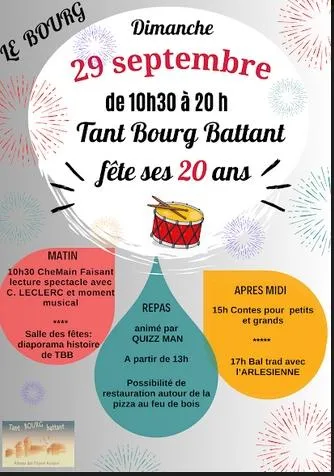 Image qui illustre: Tant Bourg Battant Fête Ses 20 Ans!