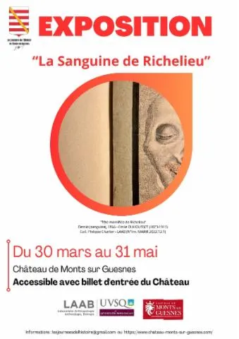 Image qui illustre: Exposition "La Sanguine de Richelieu et autres nouveaux patients de l'Histoire" au Château de Monts-sur-Guesnes