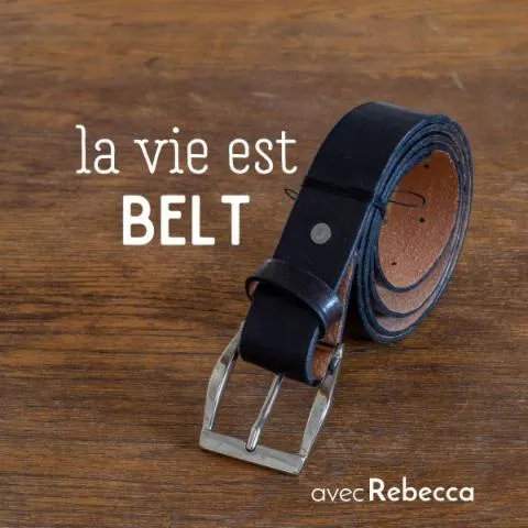 Image qui illustre: Fabriquez votre ceinture en cuir