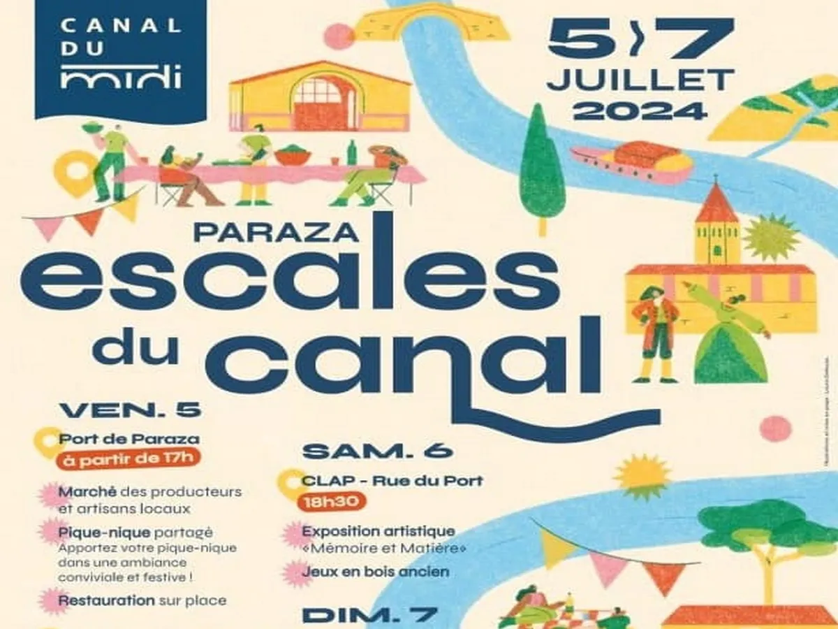 Image qui illustre: Escales Du Canal - Le Canal Du MIDI En Fête à Paraza - 0