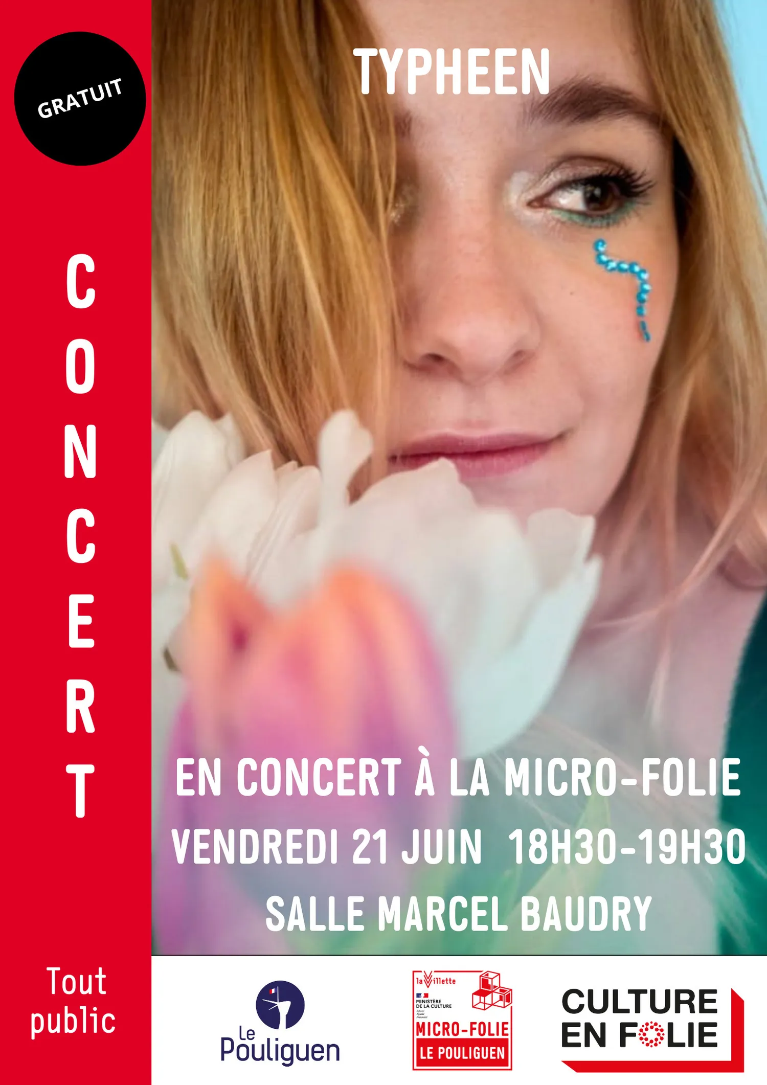 Image qui illustre: Concert à la Micro-Folie - TYPHEEN à Le Pouliguen - 0