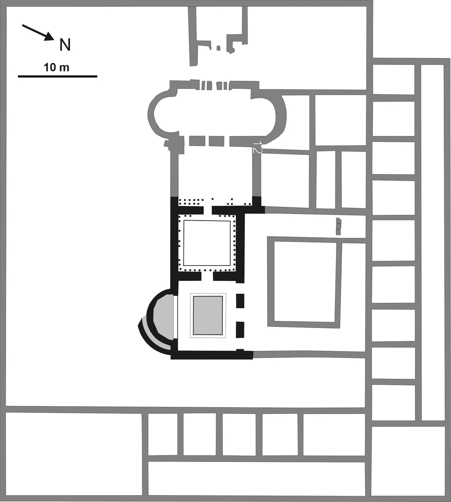 Image qui illustre: Les thermes antiques à Jublains - 0