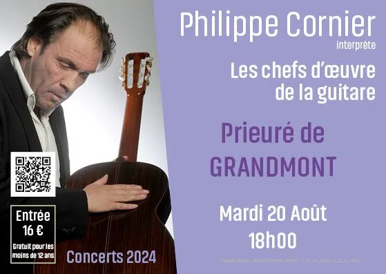 Image qui illustre: Concert Les Chefs D'oeuvre De La Guitare Par Philippe Cornier