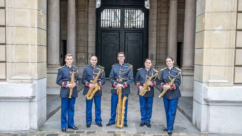 Image qui illustre: Concert Musiques Et Patrimoine : "quintet De Saxophones De La Garde Républicaine"