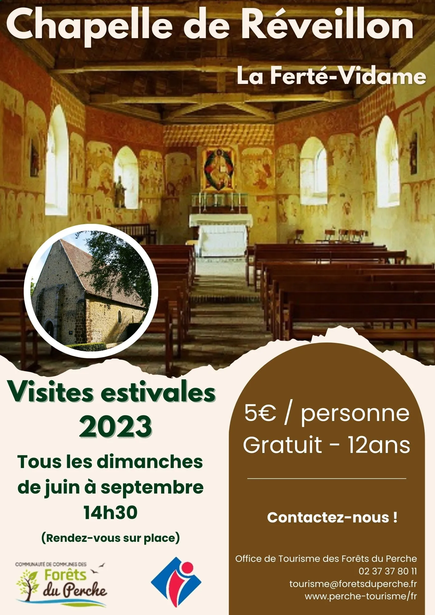 Image qui illustre: Chapelle De Réveillon à La Ferté-Vidame - 2