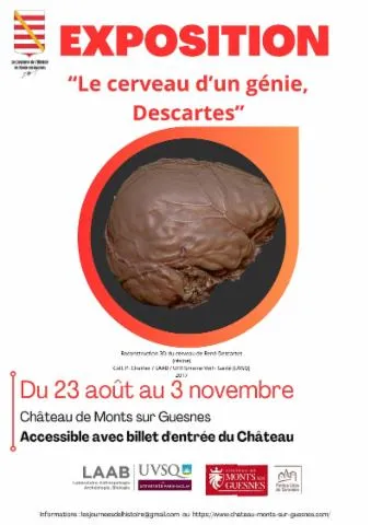 Image qui illustre: Exposition "Le cerveau d'un génie, Descartes" au Château de Monts-sur-Guesnes