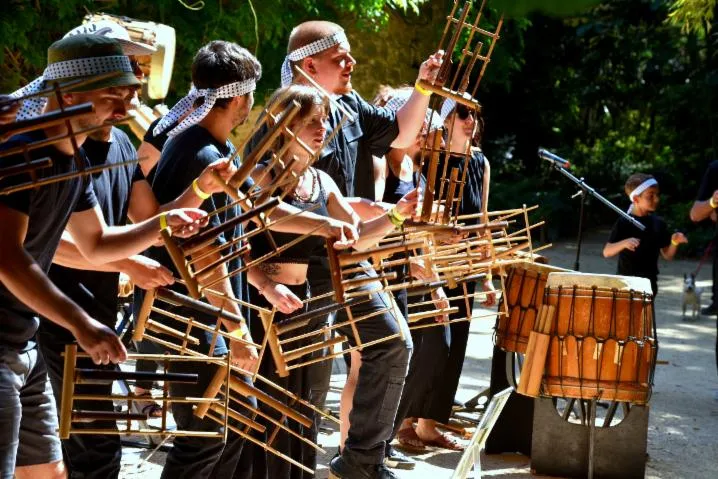 Image qui illustre: Concert :  Les Pousses du Bamboo Orchestra