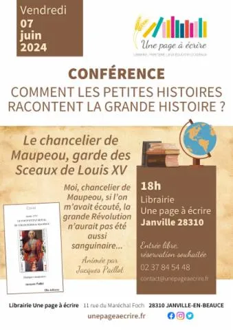 Image qui illustre: Conférence "le Chancelier De Maupeou, Garde Des Sceaux De Louis XV" Avec Jacques Paillot