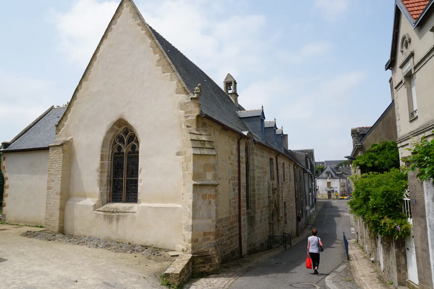 Image qui illustre: La chapelle St-Eutrope, un rare exemple de patrimoine hospitalier médiéval en Bretagne à Quimperlé - 0