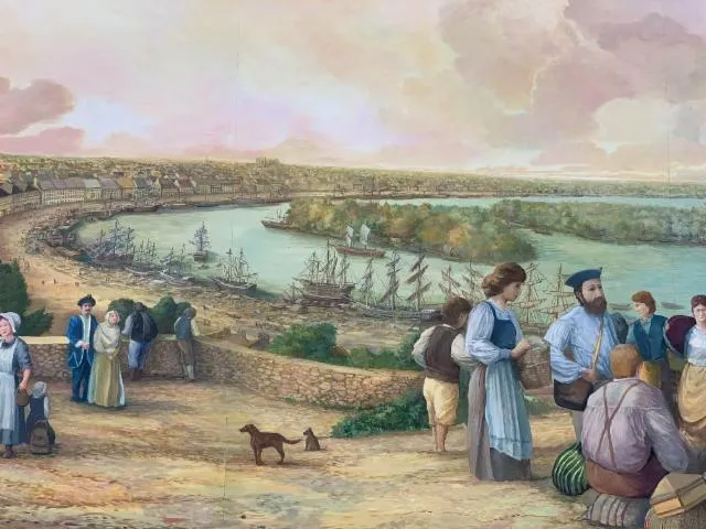 Image qui illustre: Fresque des Acadiens