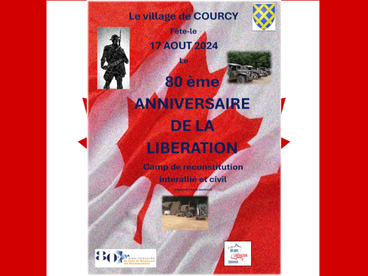 Image qui illustre: 80ème Anniversaire De La Libération De Courcy Le 17 Août 1944 à Courcy - 0